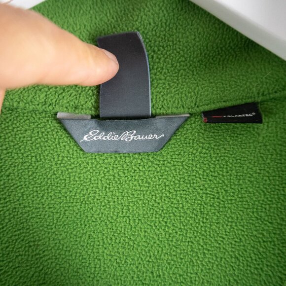 Eddie Bauer First Ascent Fleece Pullover Mens 2XL Green - Picture 5 of 8